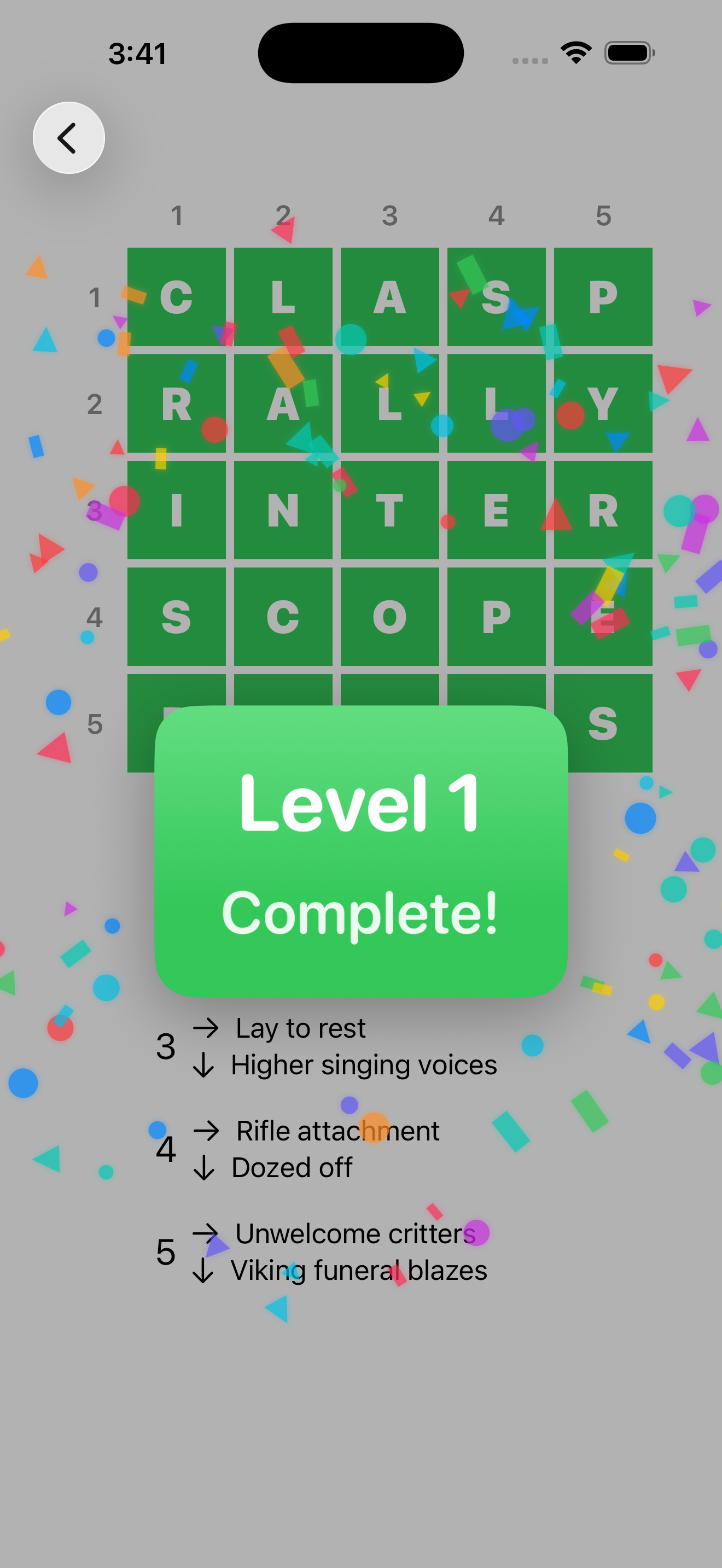 LexiGrid 5x5 Screenshot 3